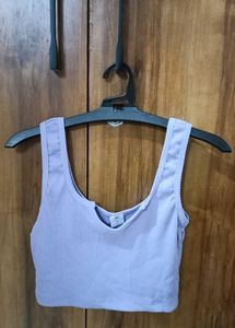 SSS Lavender Crop Top Size-S