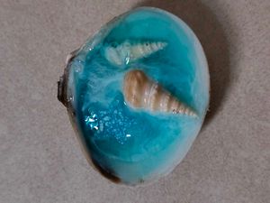 Ocean Resin Seashell Fridge Magnet