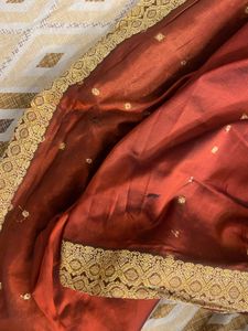Elegant Maroon Saree