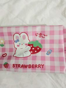 Kawaii Strawberry Bunny Pouch