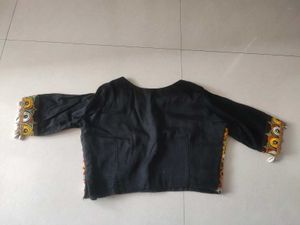 Black Embroidered Chaniya Choli