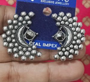 3 Set Oxides Silver Earring