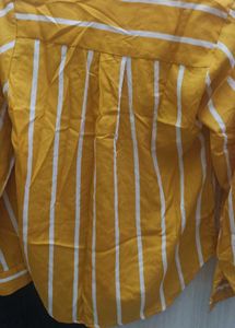Striped Yellow Tunic for women