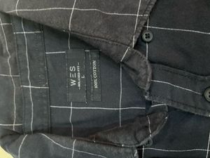 Classic Checked Black Men's Shirt