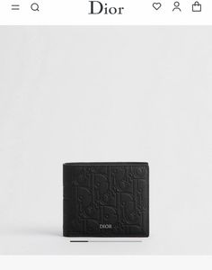Dior Monogram Bifold Wallet