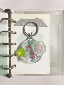 koi fish pond keychain