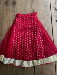 🚨price dropFloral Embroidered Lehenga Skirt