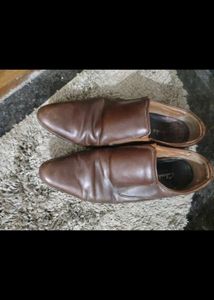 Men's Brown Leather pointed Loafers