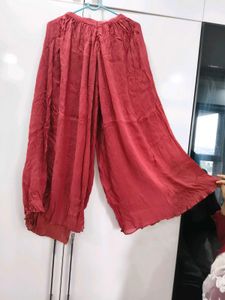 handwork heavy palazzo suit