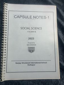 Class X Social Science Notes