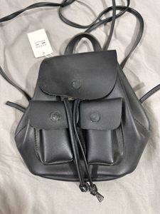 Mini Black Backpack