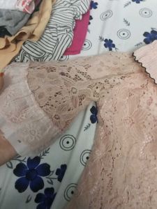 Lace Ruffle Top