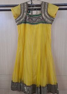 🌟Yellow Net Kurta Set