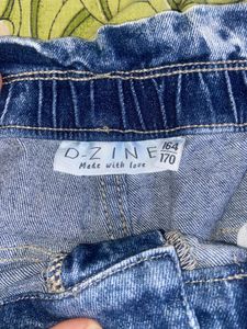 Distressed Denim Shorts
