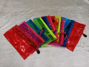 10 pcs Colorful Zipper Pouches