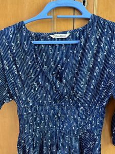 Navy Blue Indowestern Dress