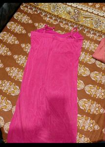 Pink Western Dress