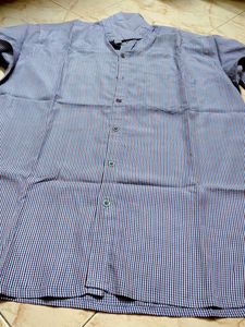 XL size Men's Checkered shirt