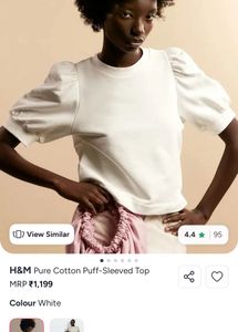 Cream Puff Sleeve Sweatshirt