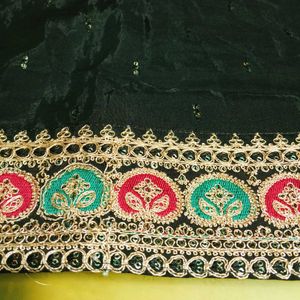 Heavy Embroidery Work Kurti Set