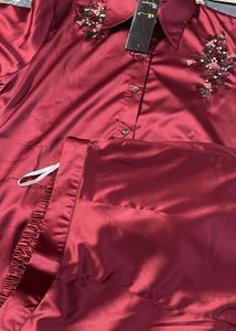 Women's Embroidered coord set
