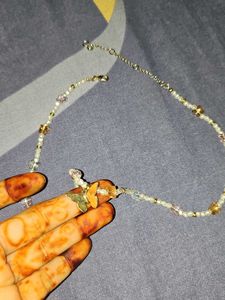 Butterfly Charm Beaded Necklace