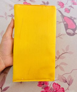 Yellow Floral Ethnic Clutch