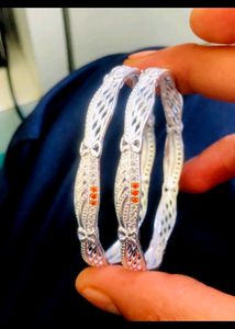 Ladies Bangles Pure Silver