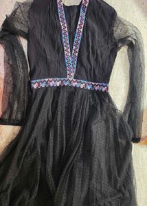 Label ritu Kumar black dress