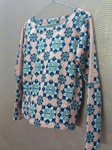 Stylish Printed Long Sleeve Top
