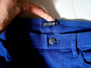 Go Colors Blue Jeggings Jeans