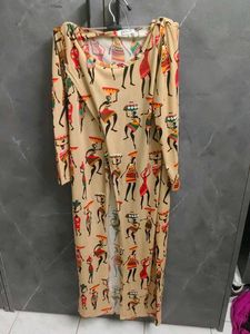 Unique African Print Maxi Gown