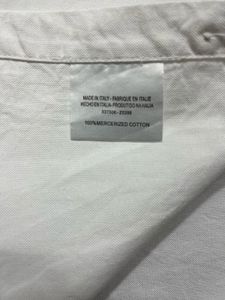 THOM BROWNE White Button Down Shirt