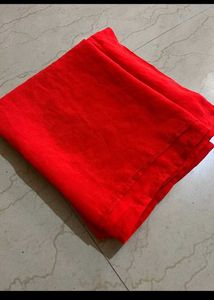 Vibrant orange georgette duppata