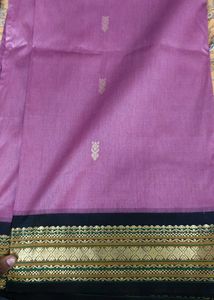 Elegant Pink Saree without blouse