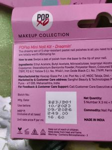 pack of 2 MyGlamm POPxo Makeup Collection -Mini Na