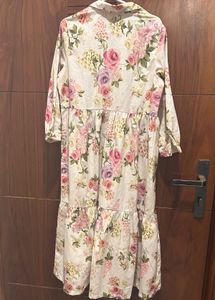 Floral Print Midi Maternity dress