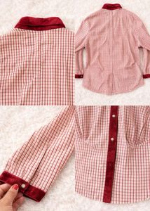 Vintage Style Checkered Button-Up Shirt