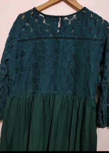 Dark Green Kurti For Girl Or Women 36 Bust