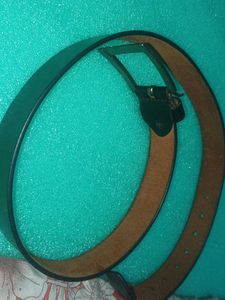 Classic Black Leather Belt