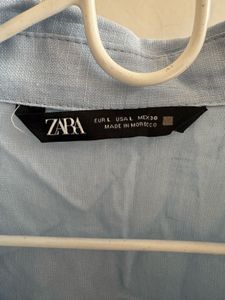 Zara - Oversized Linen Shirt