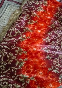 Printed Ethnic Skirt With Blouse And Dupatta