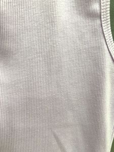 Lavender Ribbed Cropped Tank Top