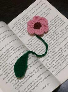 Handmade Crochet Flower Bookmark
