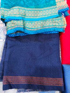 4 Silk blouse pieces (95*65 cm)