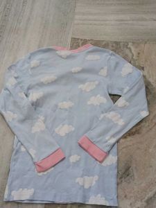 Cute Cloud &amp; Moon Pajama Top