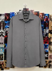 Men's Classic Grey Long Sleeve Shirt