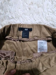 H&amp;M Brown Wide Leg Casual Pants