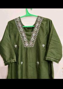 combos 🥳  Olive Green Kurta and yellow Set