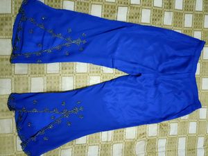 Elegant Blue Embroidered Kurta Set